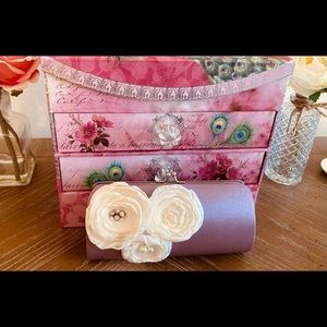 Handmade Lavender Clutch
